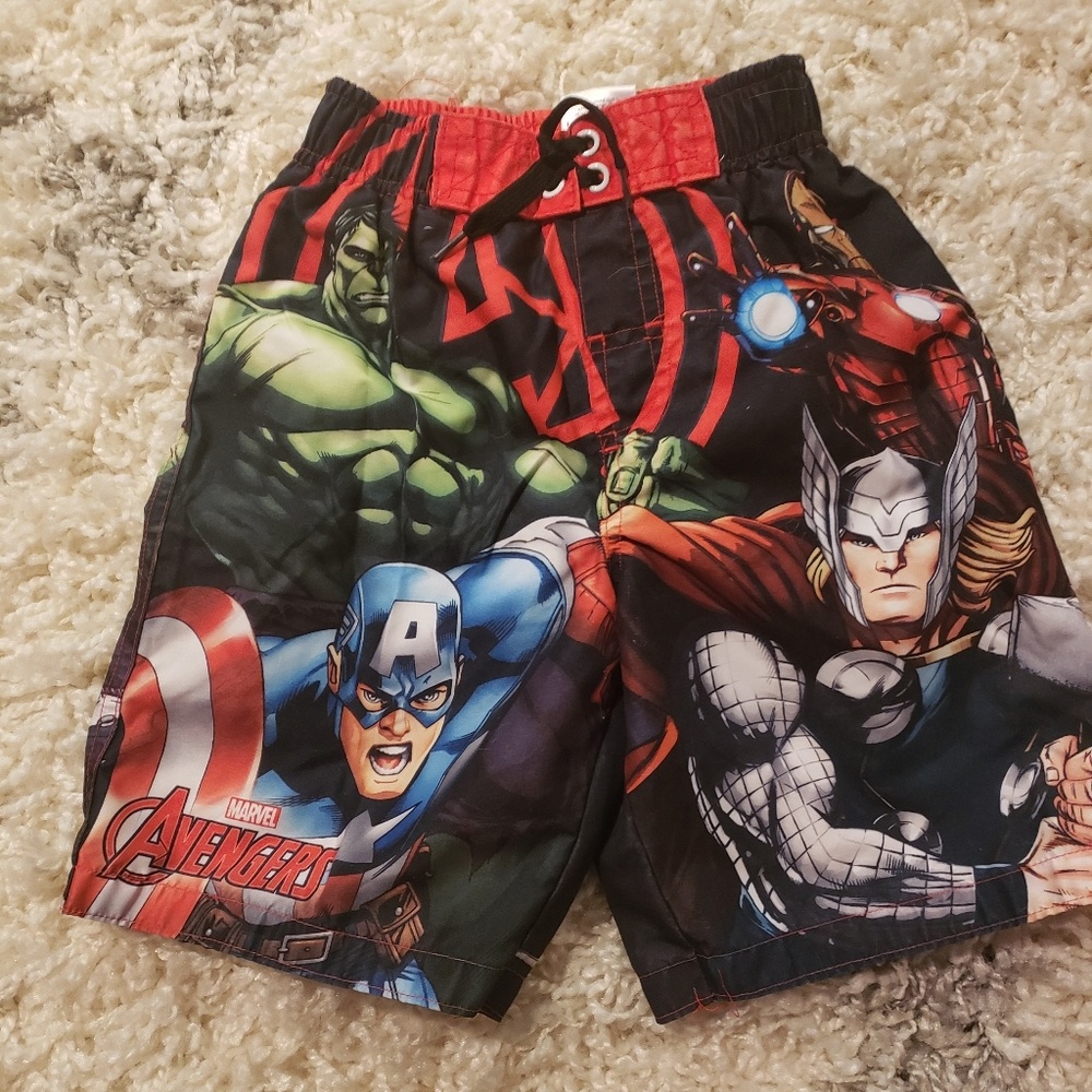 Boys Avengers Swim Trunks